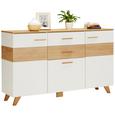 Kommode Eiche/Weiß - Eichefarben/Weiß, LIFESTYLE, Holz/Holzwerkstoff (160/95/40cm) - Mömax modern living Kommode Eiche/Weiß - Eichefarben/Weiß, LIFESTYLE, Holz/Holzwerkstoff (160/95/40cm) - Mömax modern living