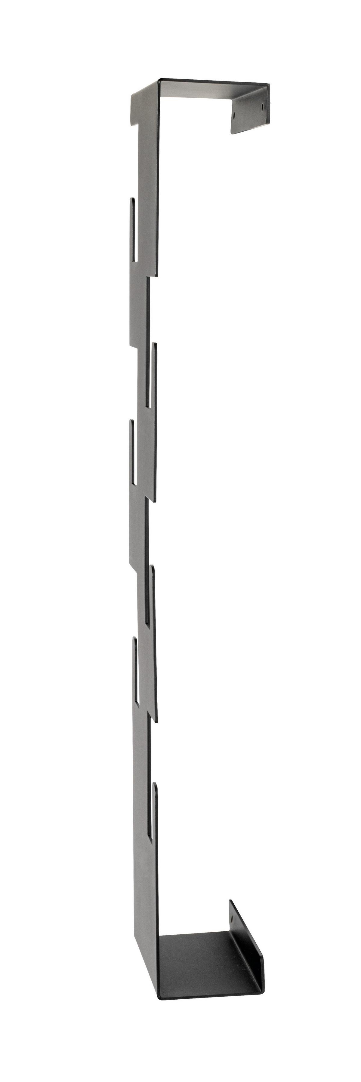 Stenski Obešalnik Lunis - črna, Moderno, kovina (15/60/8cm) - Mömax