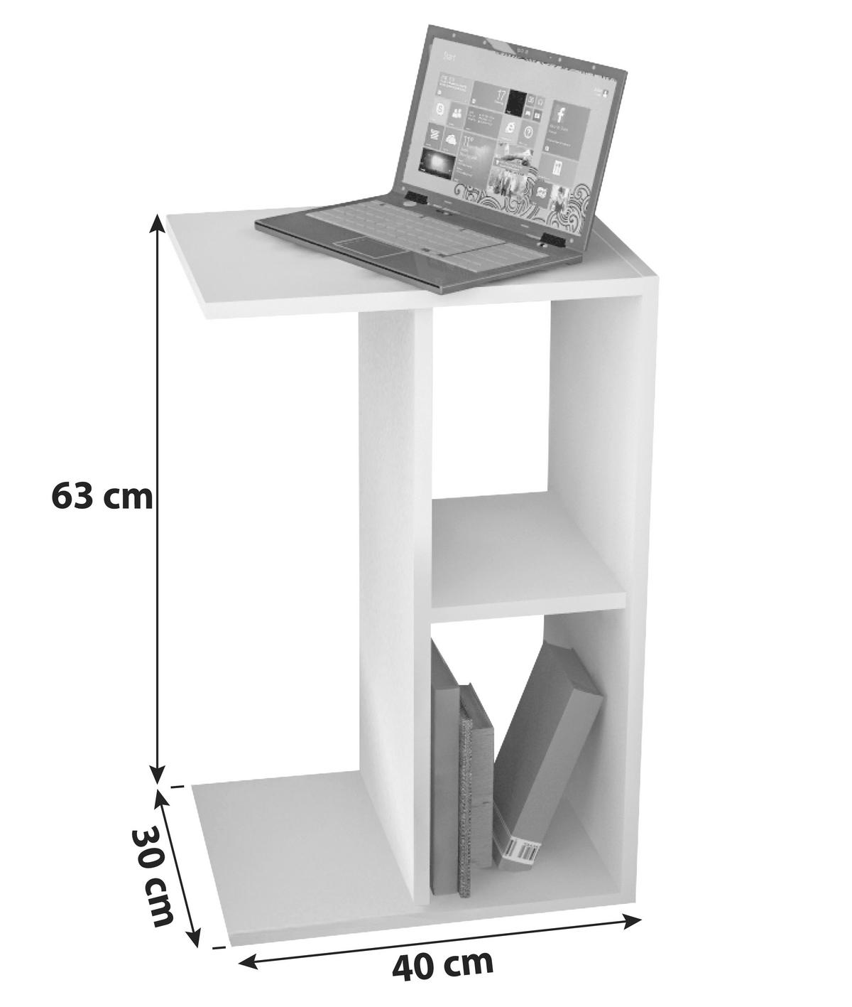 Couchtisch Nachto-Stand in Buchefarbe, B: 63 cm - Buchefarben, Basics, Holzwerkstoff (40/30/63cm) - MID.YOU