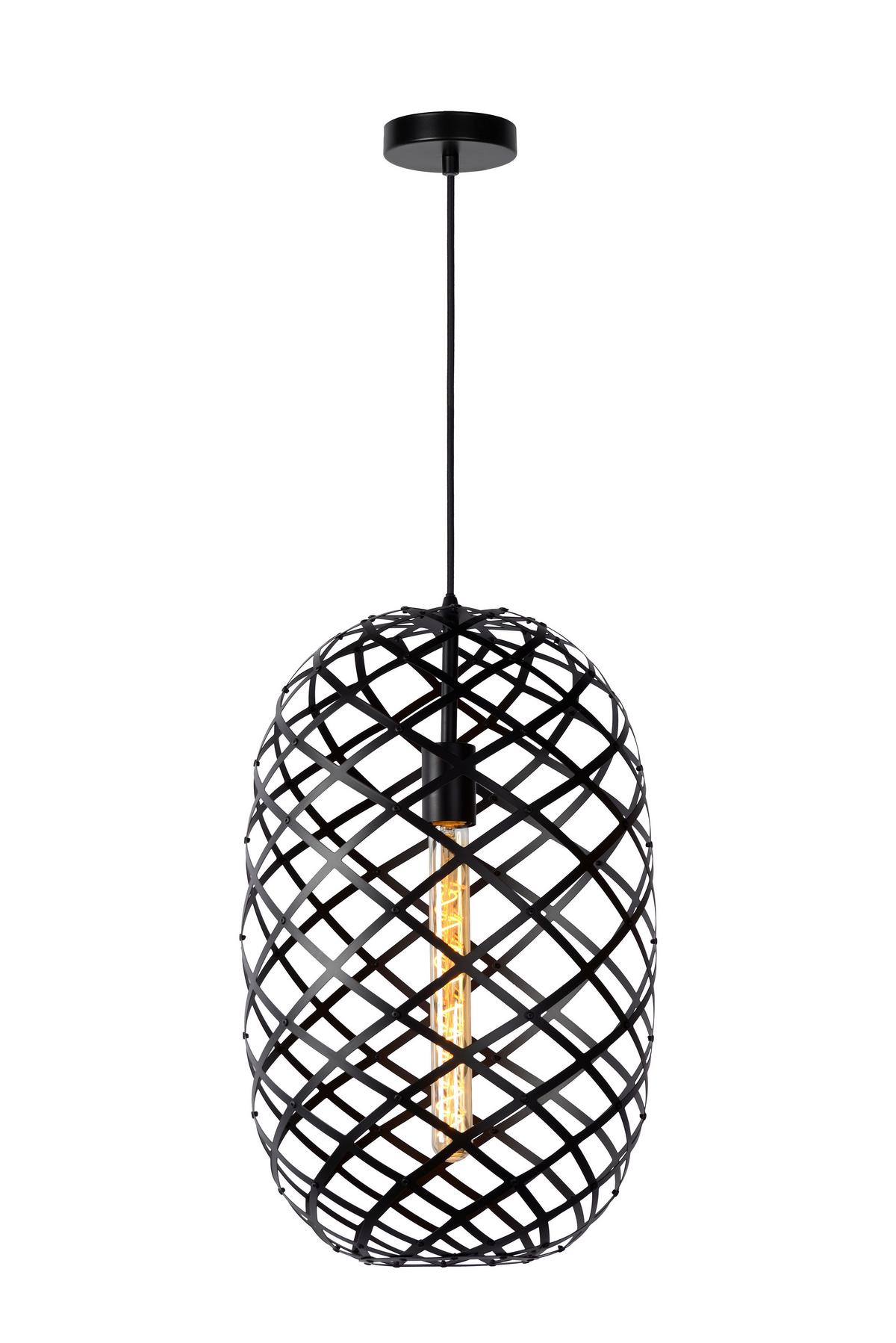 LAMPA WISZĄCA 21417/32/30 WOLFRAM - czarny, Konventionell, metal (32/180cm) - Lucide