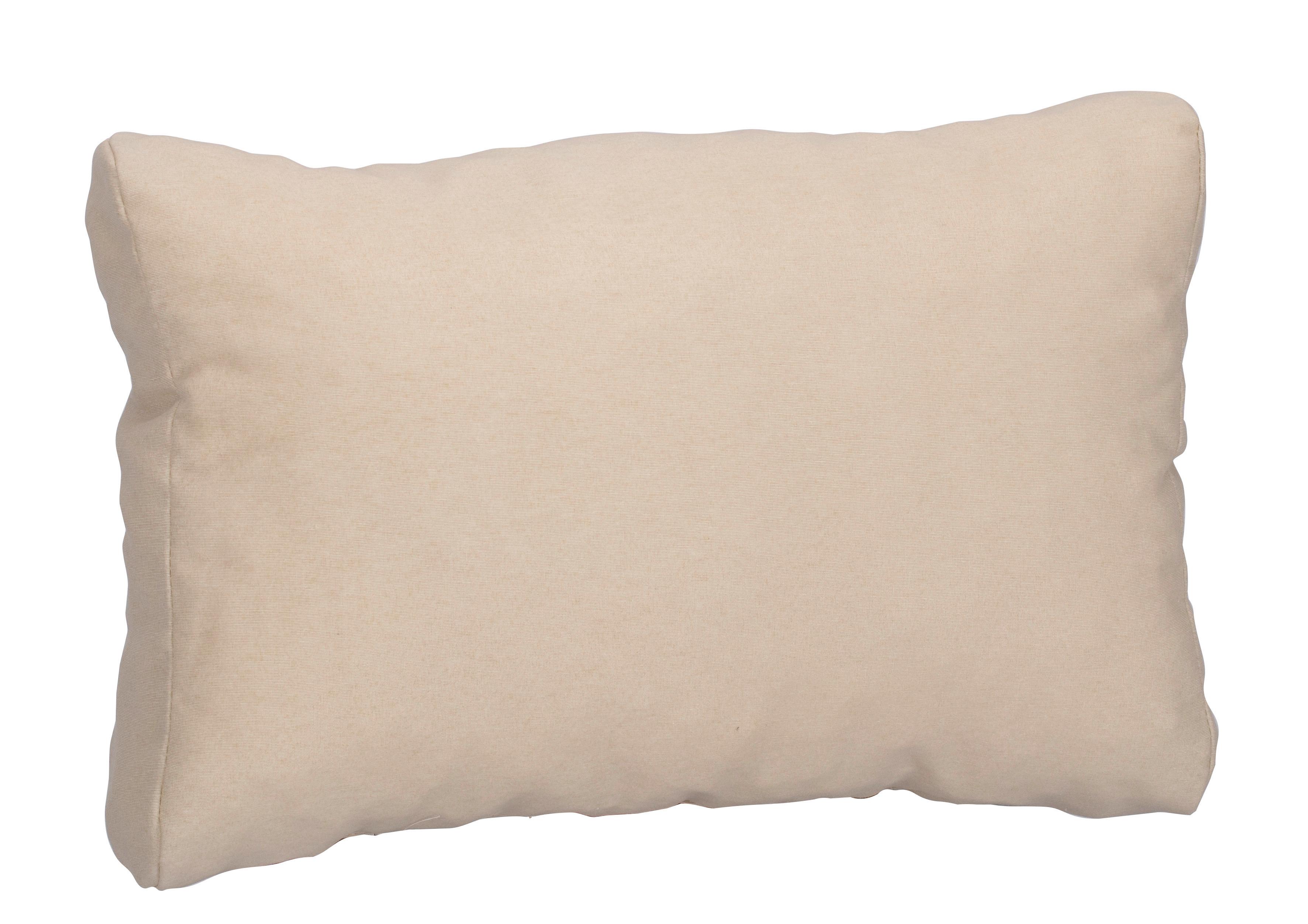 Loungekissen ca. 80x40 cm Beige - Beige, Basics, Textil (80/40/20cm) - Gardenson