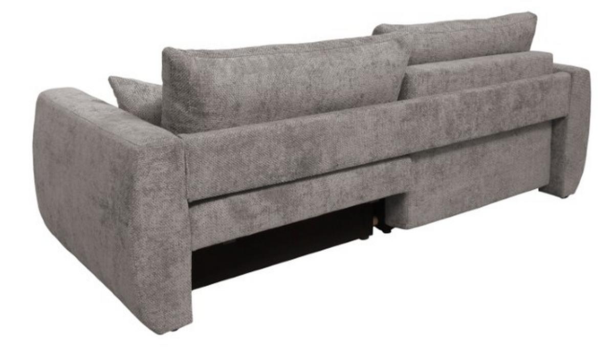 Canapea extensibila BALI - taupe/gri, Modern, lemn/textil (245/74-90/104cm) - Luca Bessoni