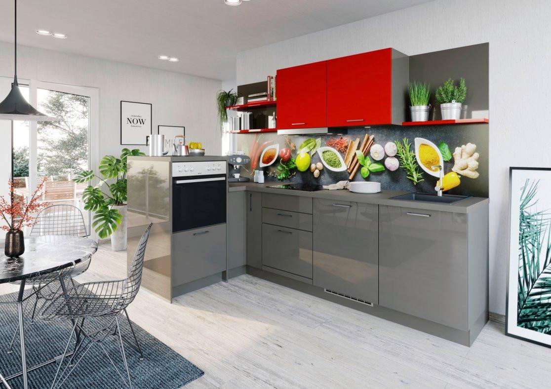 Kuhinja Star - crvena/antracit, Modern, drvni materijal - Express