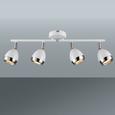 Strahler Nantes, max. 3 Watt - Chromfarben/Weiß, LIFESTYLE, Kunststoff/Metall (50/17cm) - Mömax modern living