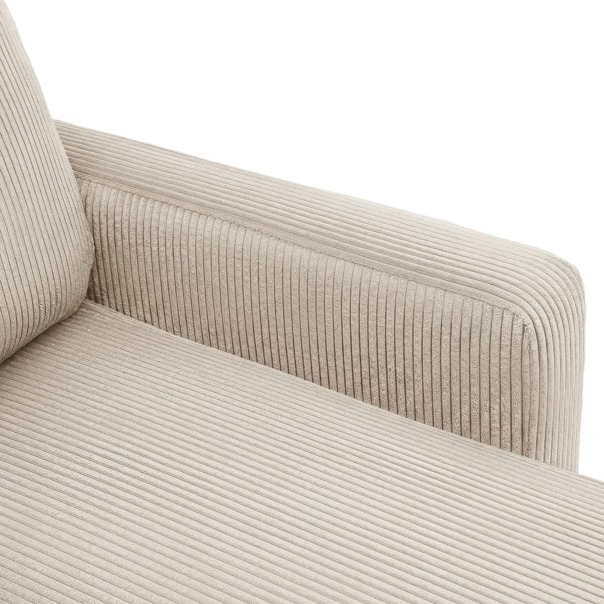 Coltar DAVE -BEST PRICE - bej, Modern, textil (227/146cm) - Best Price