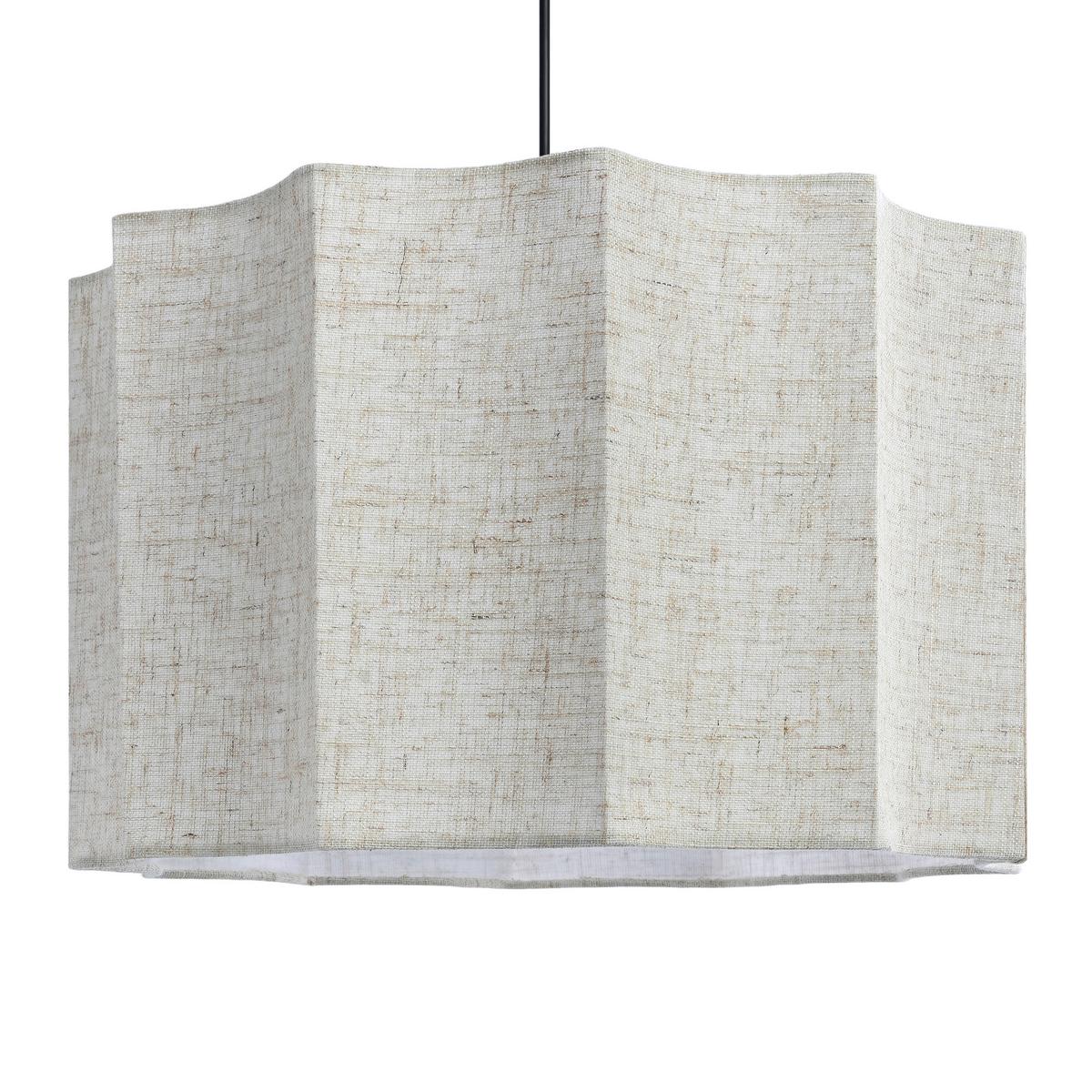 LAMPA WISZĄCA REBECCA - kolor naturalny, Trend, tworzywo sztuczne/metal (38/120cm) - Novel