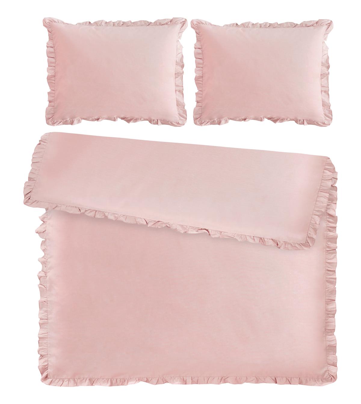 Lenjerie de pat Ruschen cca. 200x220/2x50x70 cm - textil (200/220cm) - Modern Living