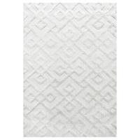 Webteppich Pisa Creme ca. 60x110cm - Creme, KONVENTIONELL, Textil (60/110cm)