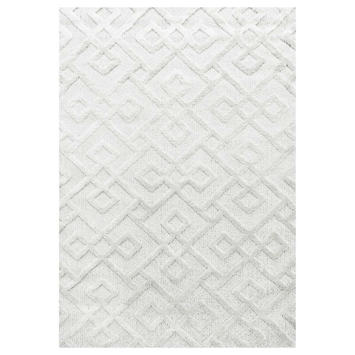 Webteppich Pisa Creme ca. 60x110cm - Creme, KONVENTIONELL, Textil (60/110cm)