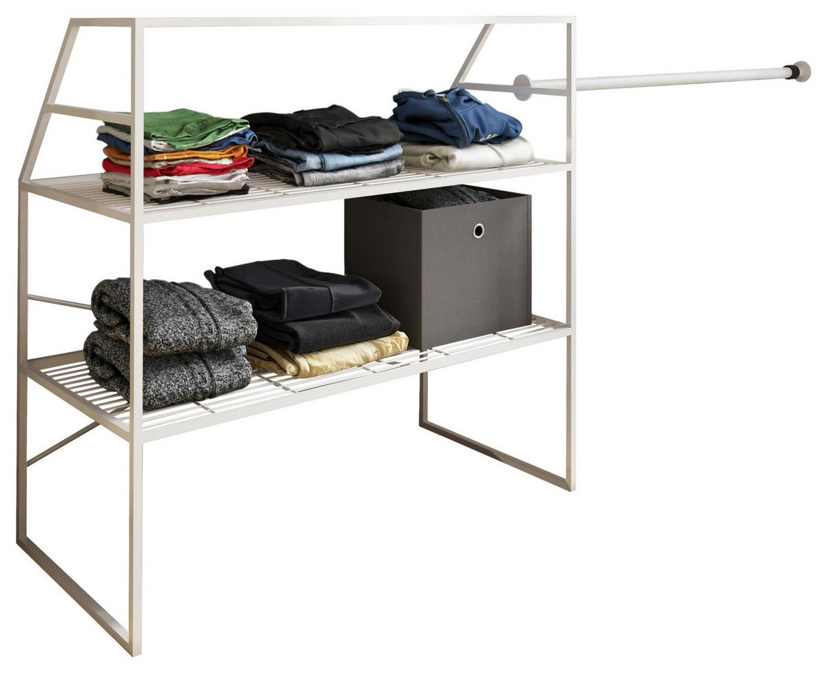 Regal Disal, Bela - bela, Design, kovina (100/100/50cm) - MID.YOU