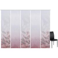 ZASŁONA PANELOWA ABIGAIL - bordowy, Natur, tkanina (60/245cm) - Novel