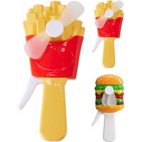 Kézi Ventilátor Food - többszínű, műanyag (6,5/14/1,5cm)