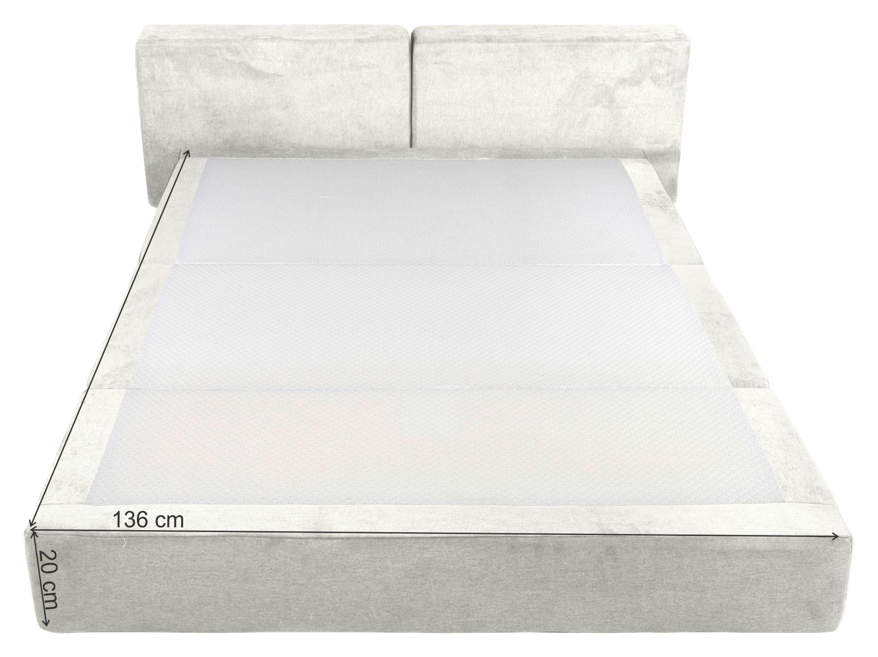 Kanapéágy Bézs Smart Beige - bézs, Konventionell, textil (136/190cm)