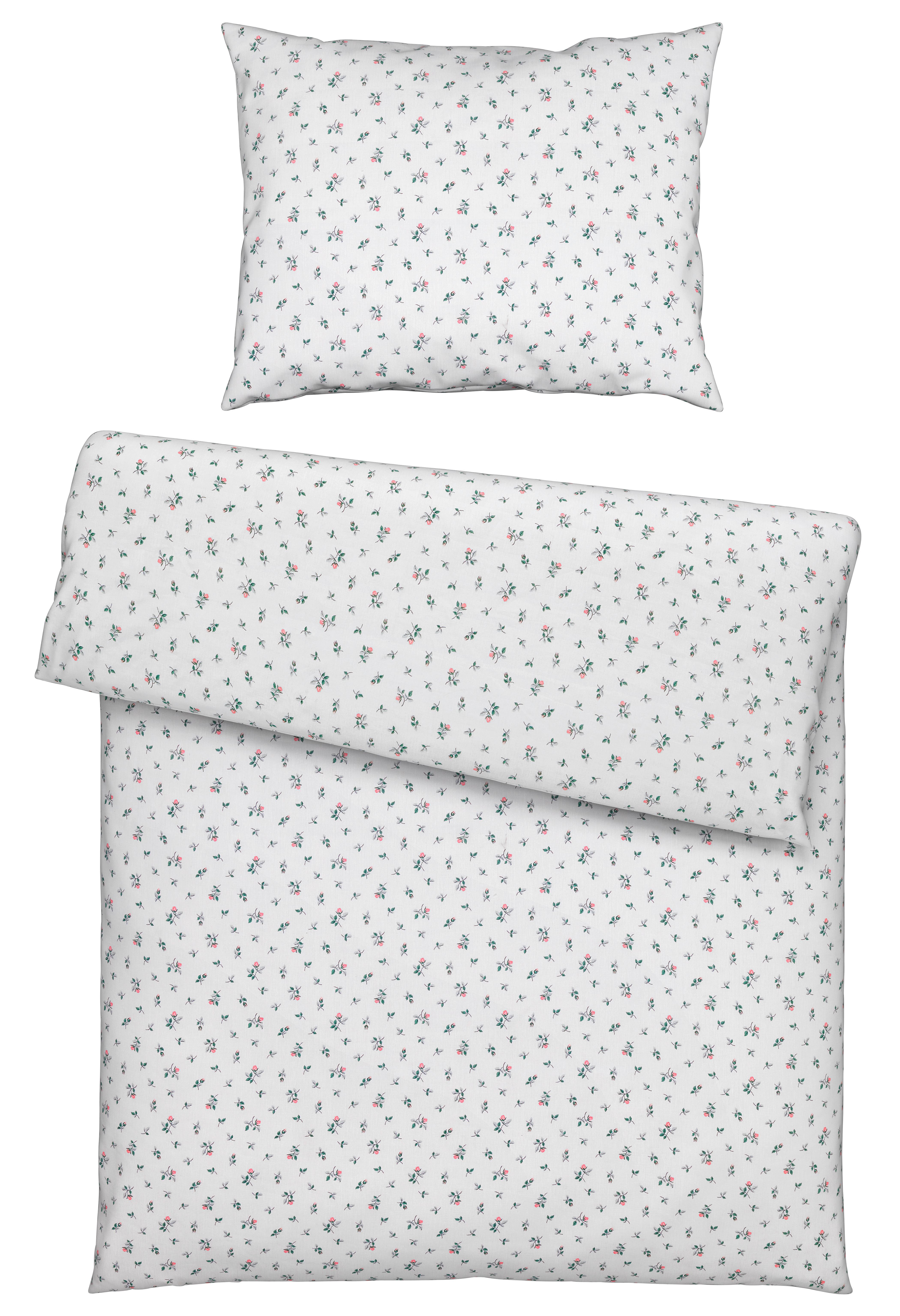 Bettwäsche Rose Beige ca. 140x200cm - Beige, ROMANTIK / LANDHAUS, Textil (140/200cm) - Modern Living