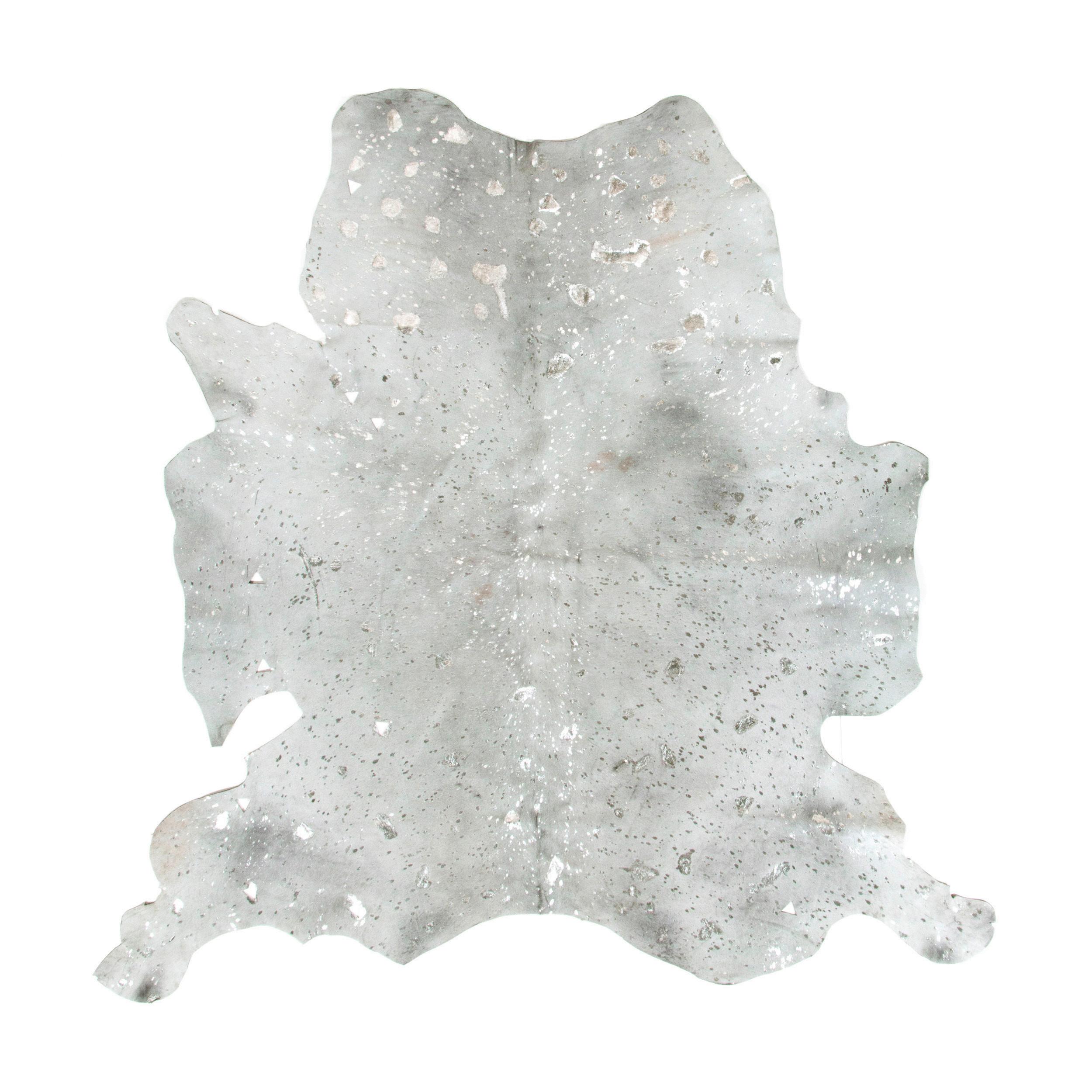 FLACHWEBETEPPICH FLY 110 GRAU / SILBER - Silberfarben/Grau, Konventionell, Leder (1.35qm) - Kayoom