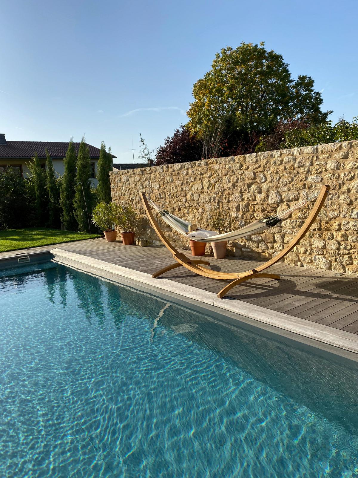 Hängematte Classic Double Hammock Outdoor Weiß/Grün - Weiß/Hellgrün, KONVENTIONELL, Textil (160/350cm) - La Siesta