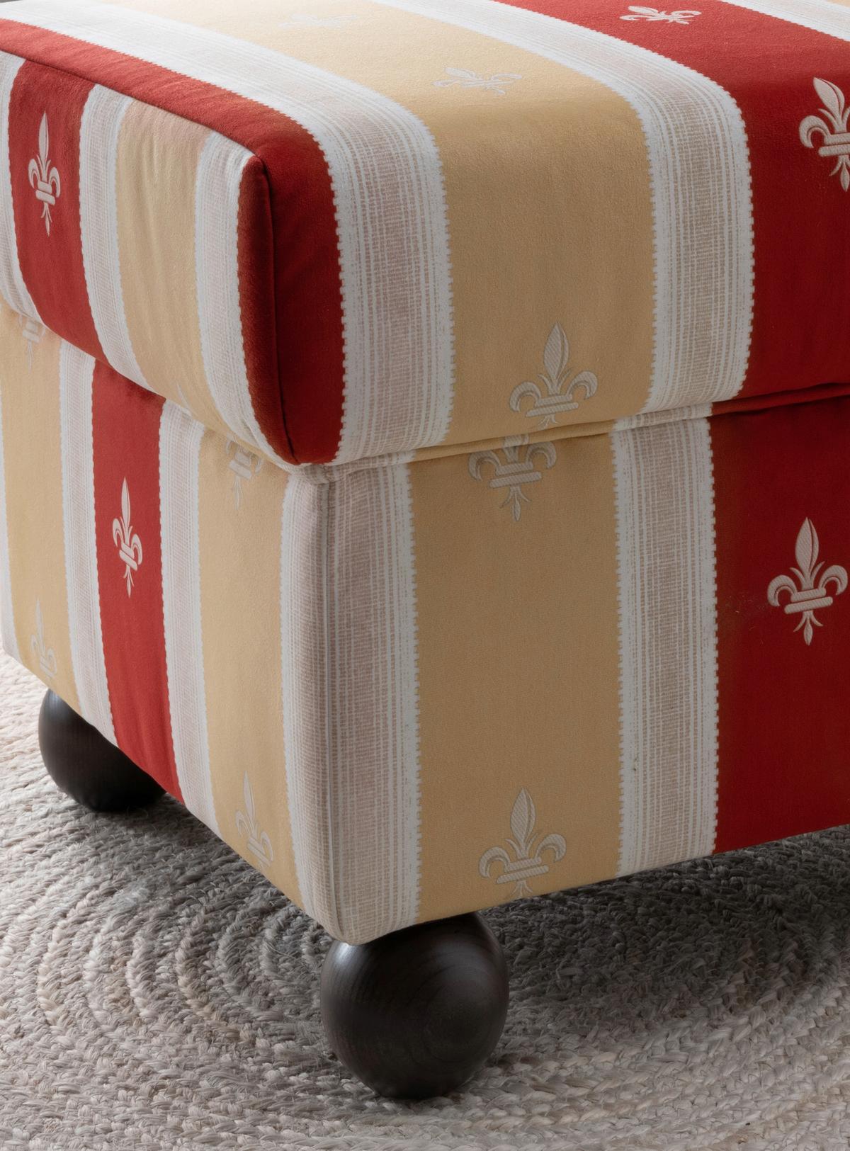 Sesselset Torello Rot Mikrofaser - Rot, KONVENTIONELL, Holz/Textil (92/102/145cm) - Livetastic
