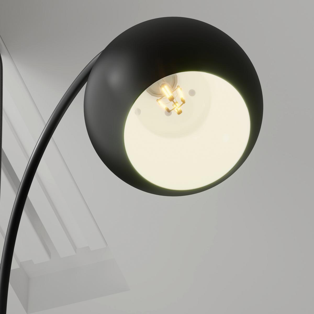 LAMPA STOJĄCA 24779B BENNO - czarny, Basics, tworzywo sztuczne/metal (46/25/150cm)
