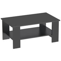 Klubska Miza Paolo - antracit, Konvencionalno, leseni material/les (90/41/55cm)