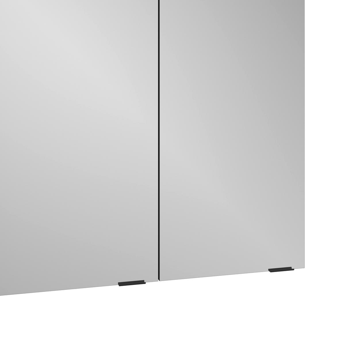 Omara Z Ogledalom Cotia Cotll 3 - črna/antracit, Moderno, kovina/steklo (77/73/20,4cm) - James Wood