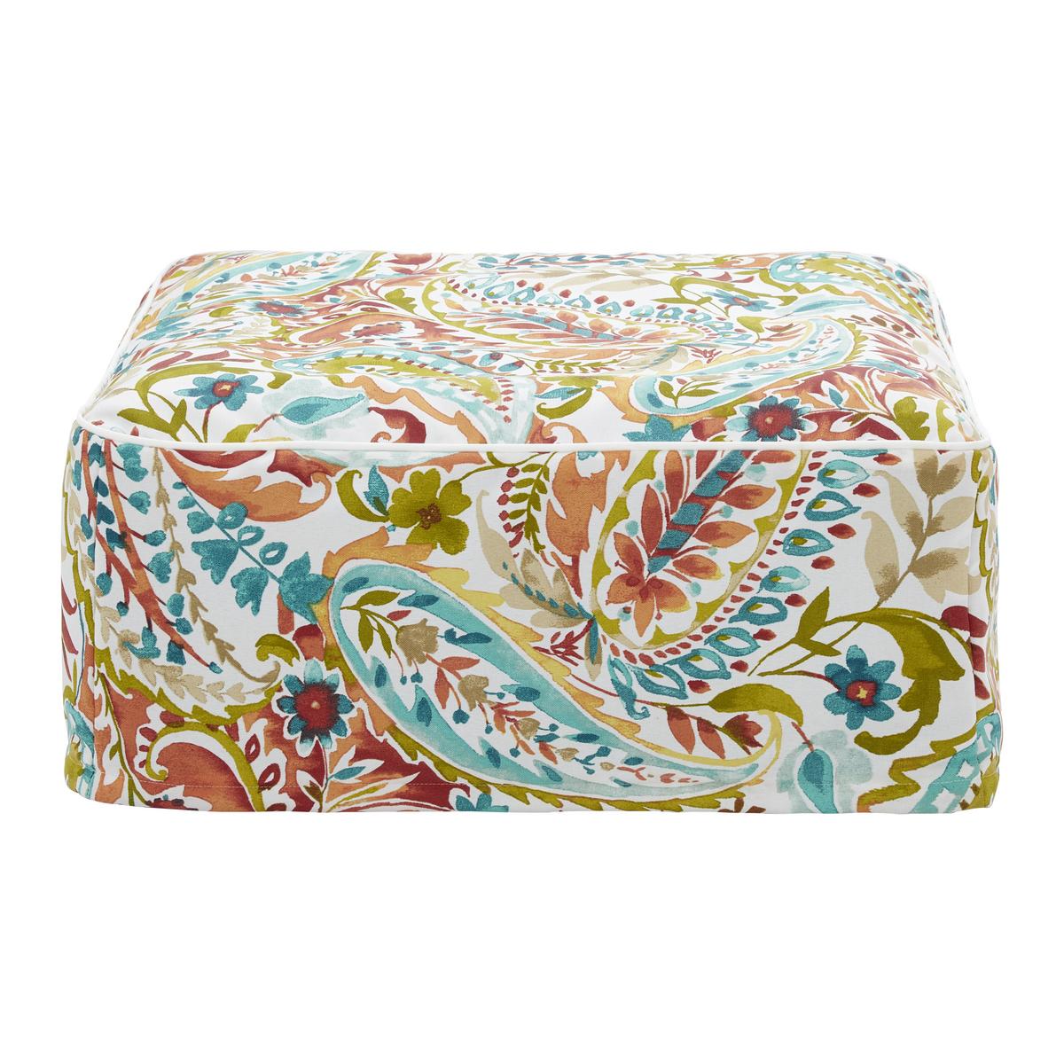 Pouf Cassy Multicolor ca. 60x23 cm - Multicolor, MODERN, Textil (60/23/60cm) - Bessagi Garden
