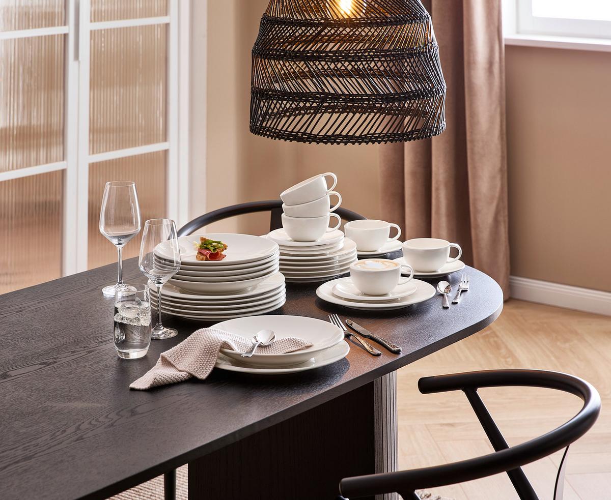 SERWIS KAWOWY NEW MOON VILLEROY & BOCH - biały, Konventionell, ceramika - Villeroy & Boch