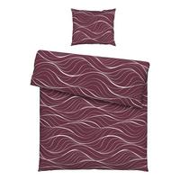 Bettwäscheset Waves - Beere, Textil (160/210cm) - Modern Living