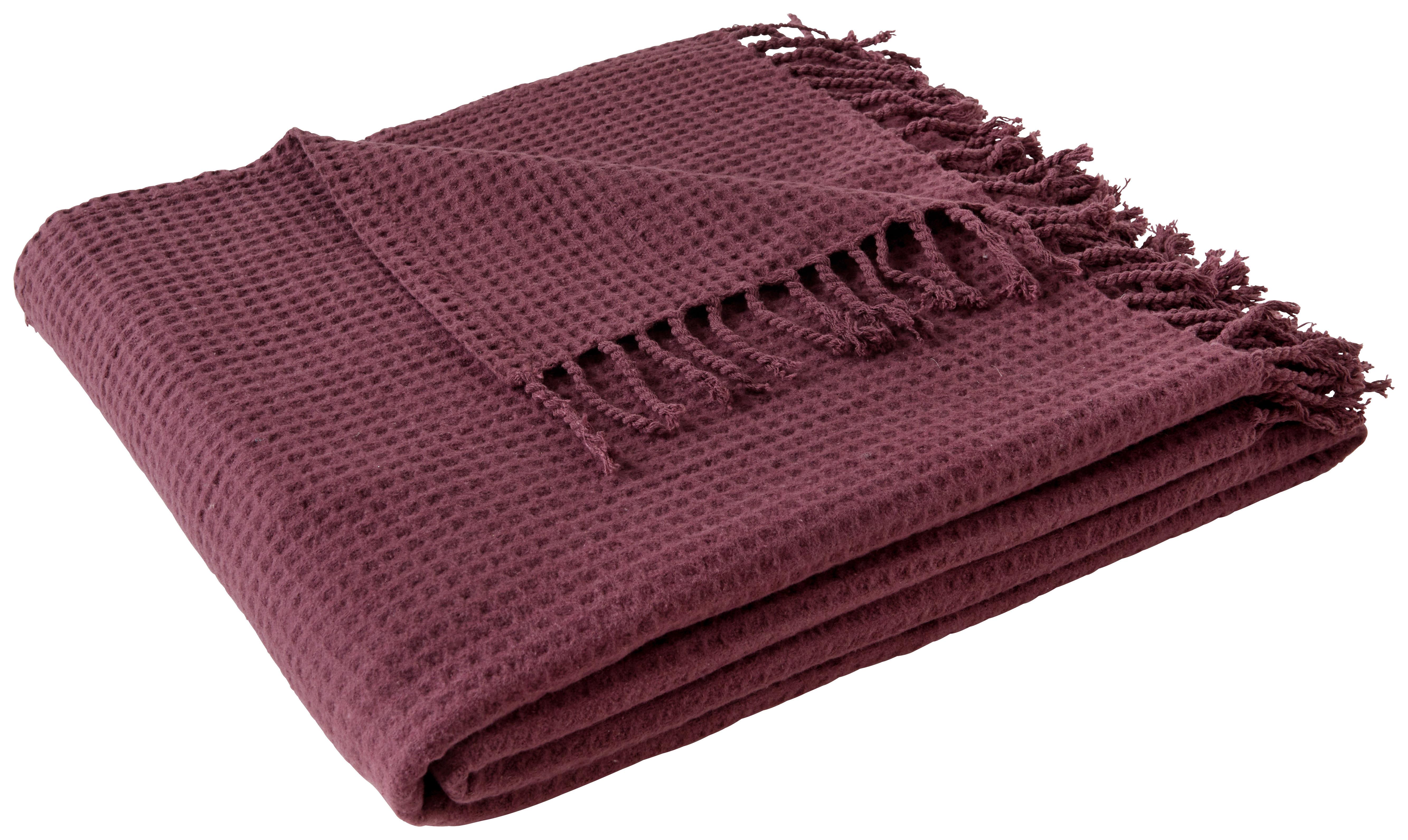Pătură Alice - lila, Romantik / Landhaus, textil (150/180cm) - Zandiara