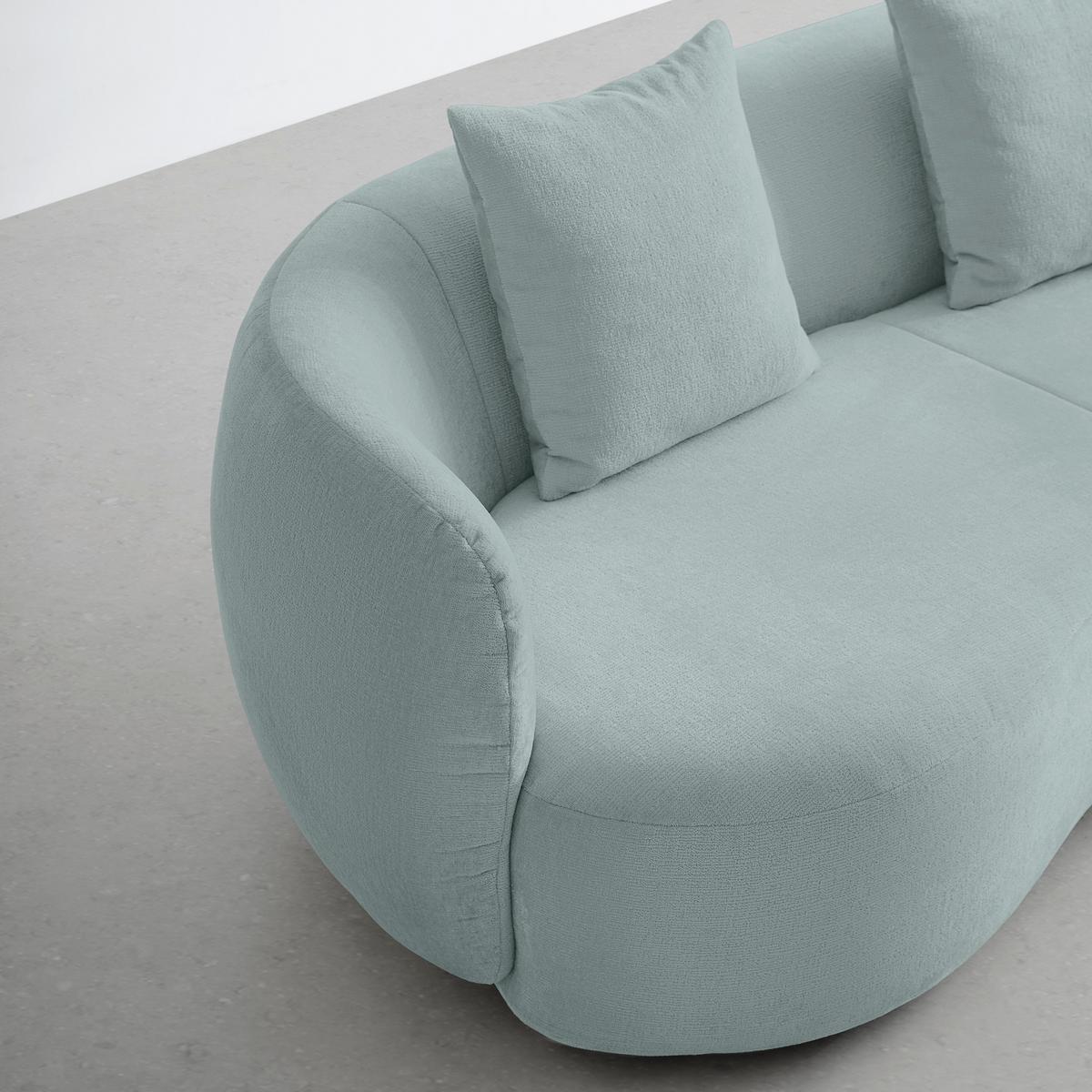 Bigsofa Leonas Blau - Blau/Schwarz, MODERN, Kunststoff/Textil (235/72/110cm) - Premium Living