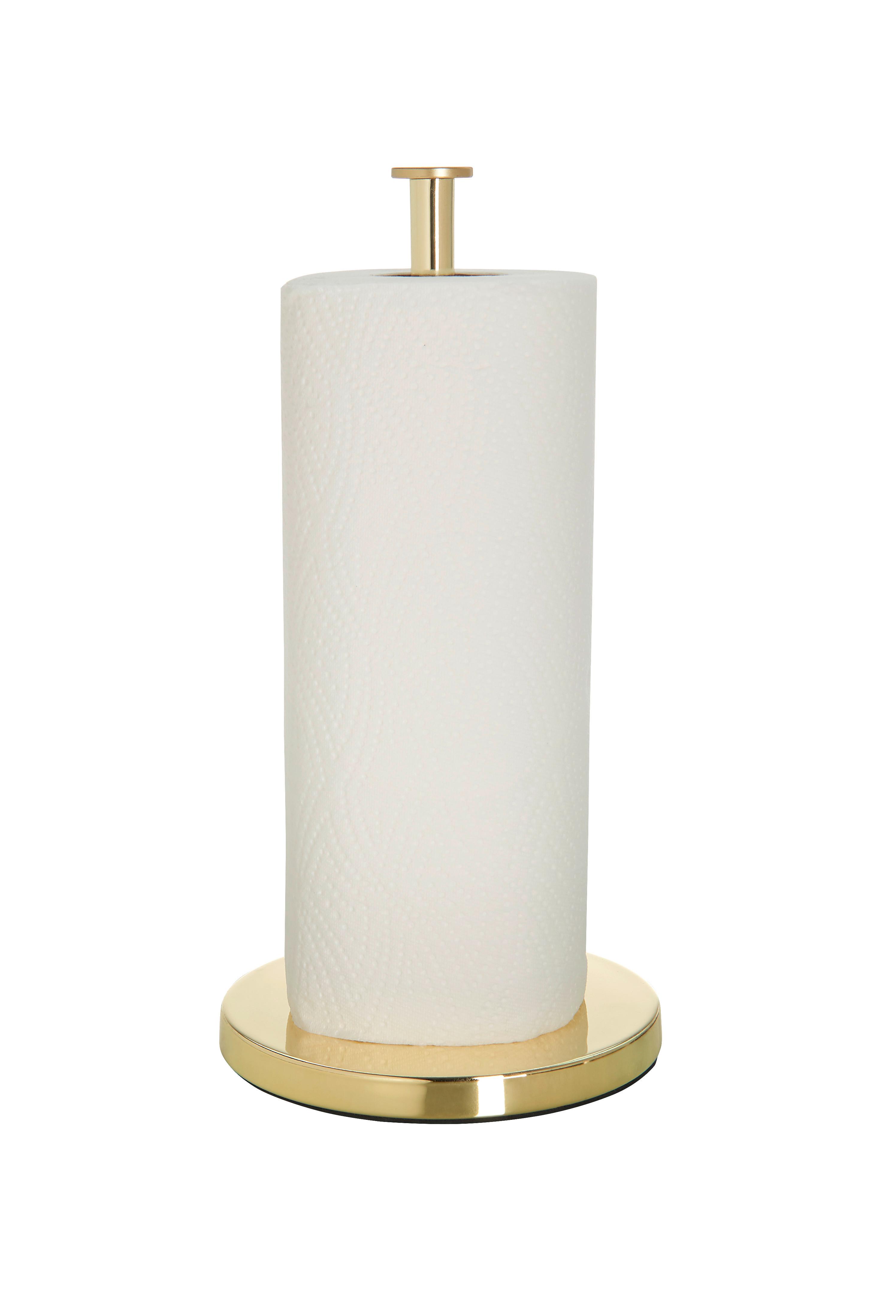 Držalo Za Kuhinjske Brisače Leif - zlate barve, Moderno, kamen/kovina (16/31cm) - Mömax