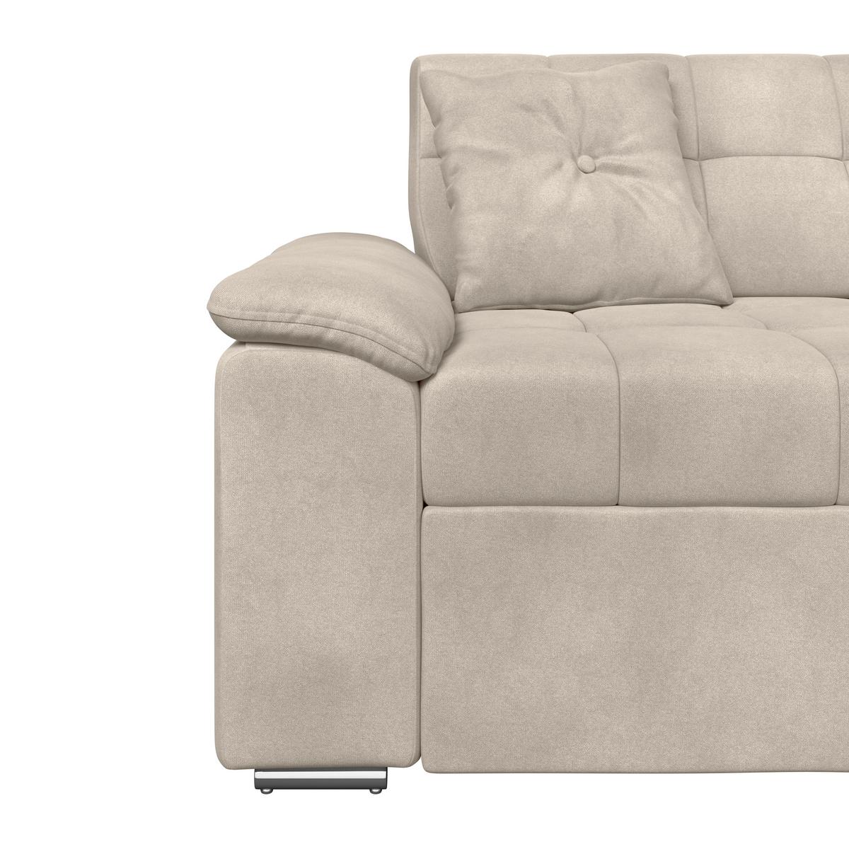 Kutna Garnitura Bali - bež, Trend, tekstil (257/167cm) - Modern Living