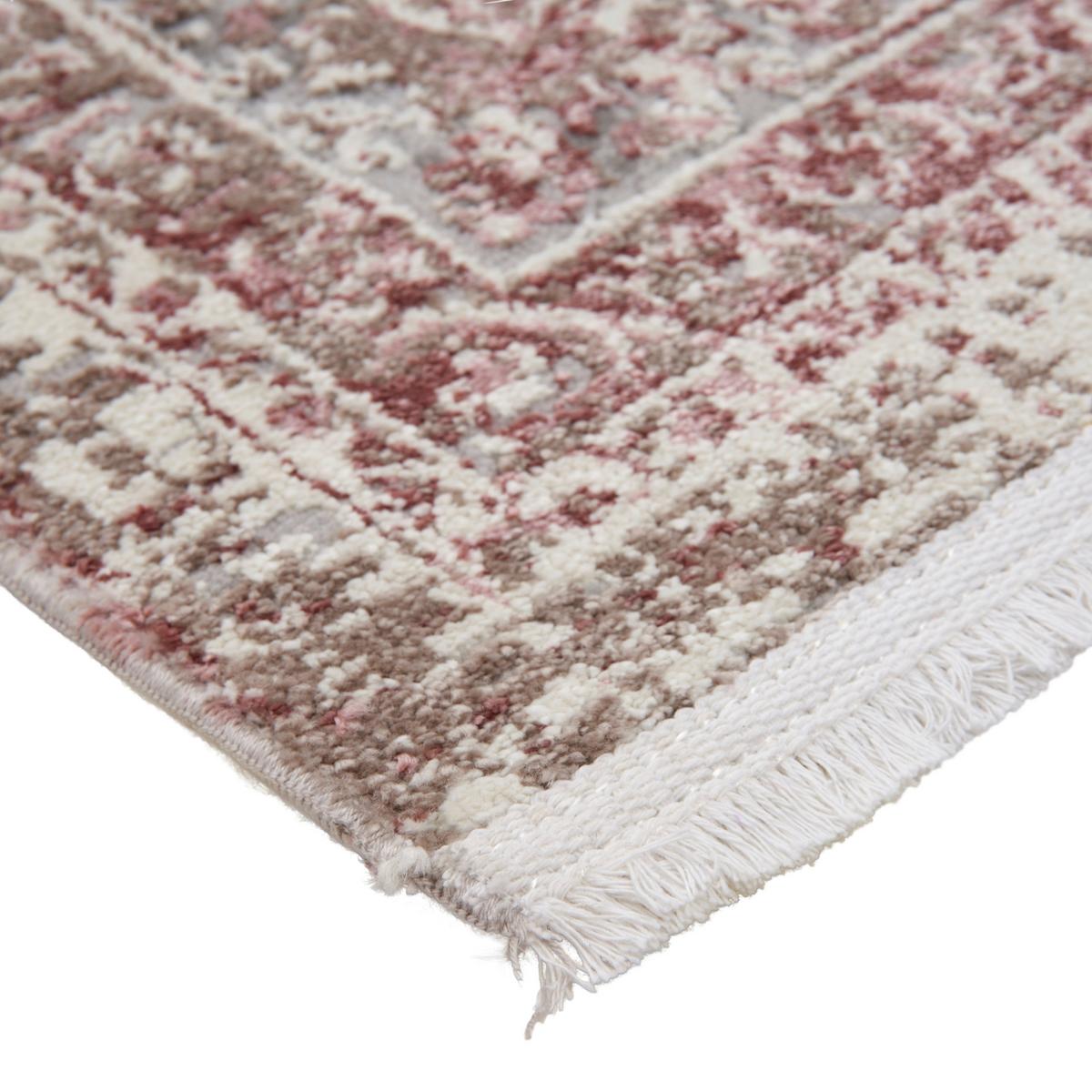 Webteppich Marcus 1 in Rosa ca. 80x150cm - Rosa, Textil (80/150cm) - Mömax