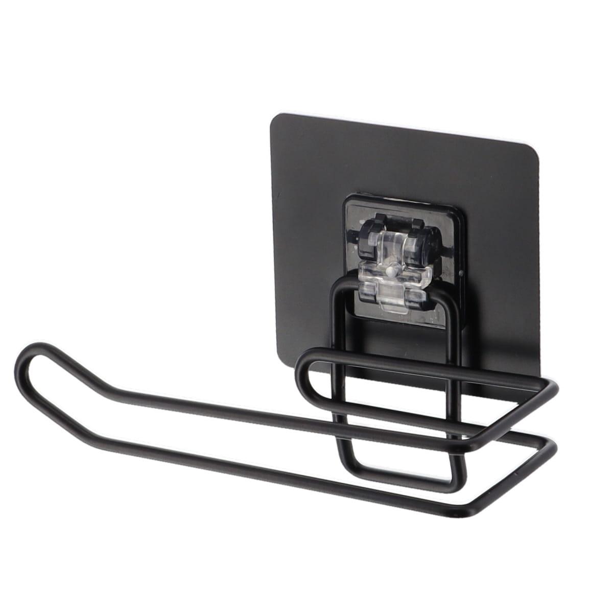 Suport pentru hârtie igienică Batho - negru, Basics, metal (14/6,6/14cm)