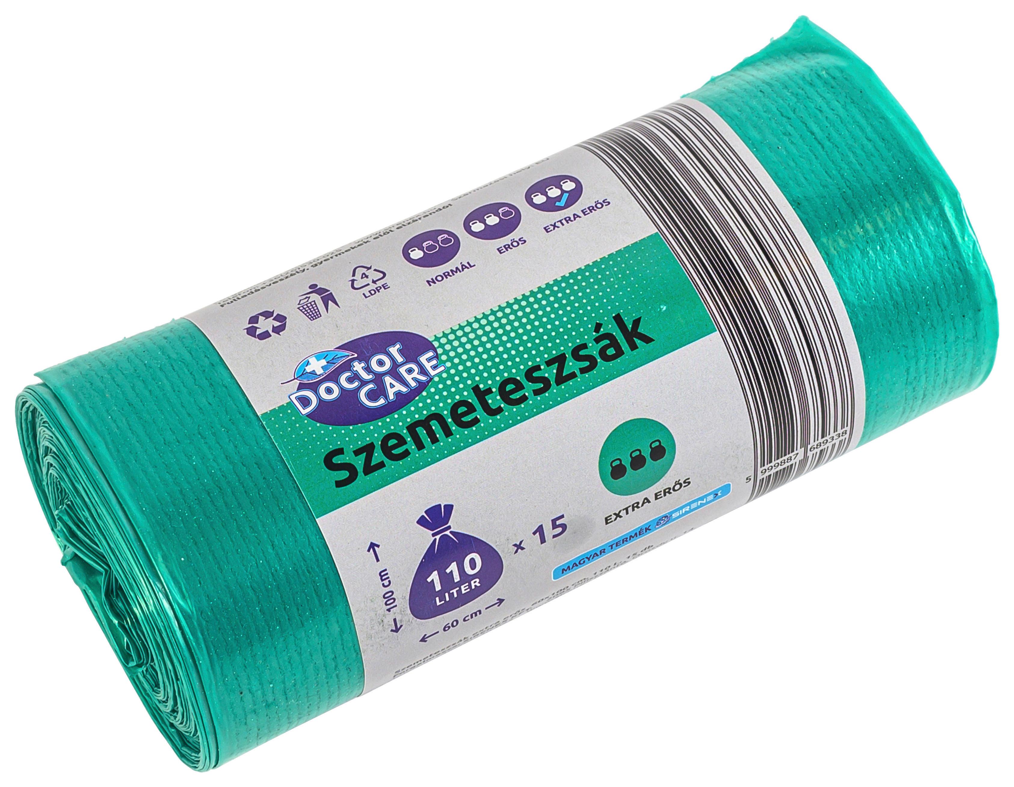 Szemeteszsák 110l-es Doctor Care - műanyag