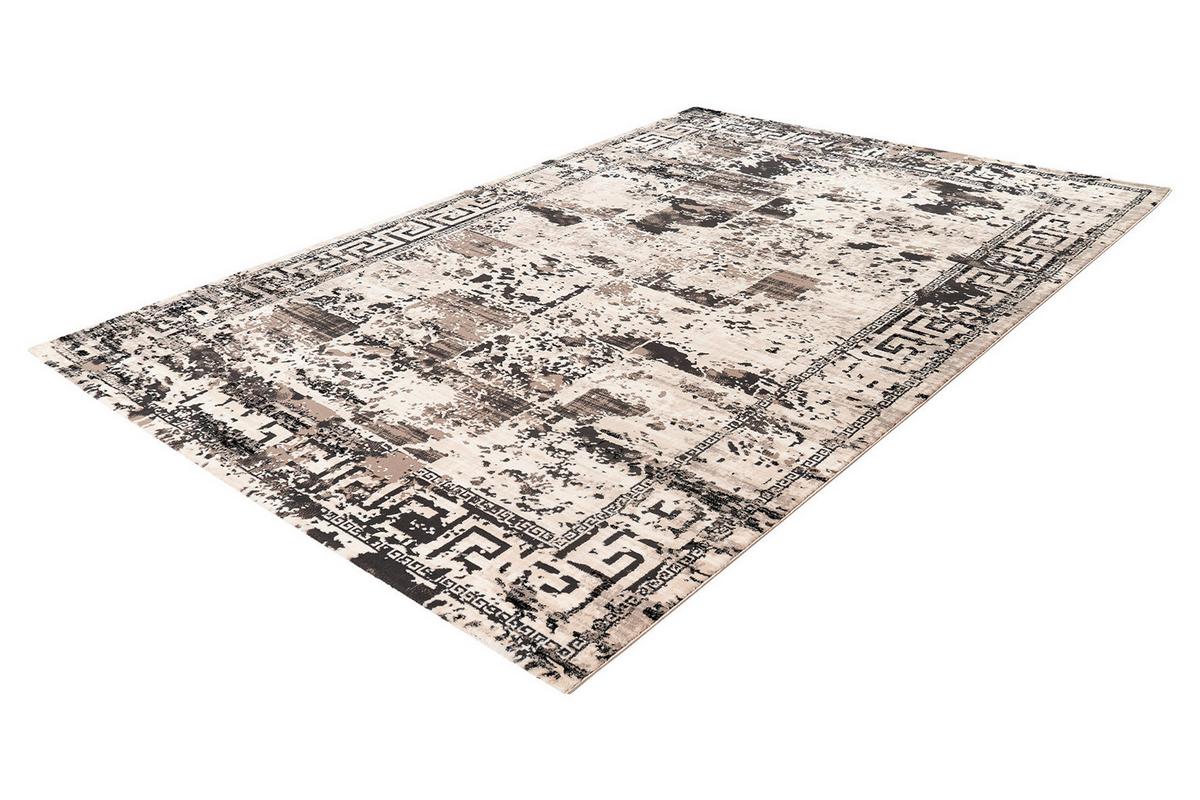 Webteppich my Opal Grau/Schwarz ca. 200x290cm - Schwarz/Grau, LIFESTYLE, Textil (200/290cm) - Obsession