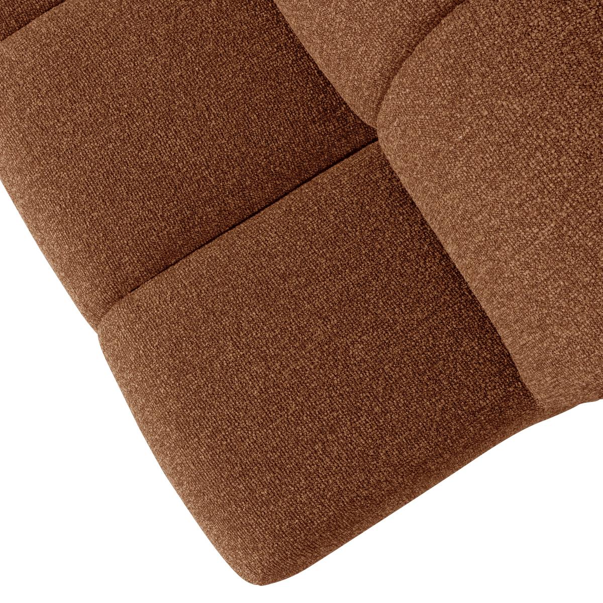 Sitzbank Mojo Rotbraun B: 164cm - Rotbraun/Schwarz, MODERN, Kunststoff/Textil (164/83/73cm) - Livetastic
