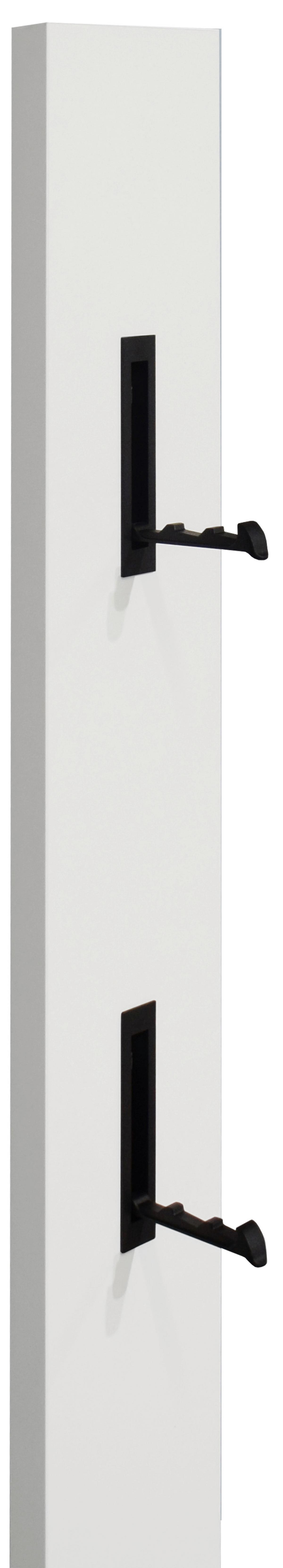 Garderobni Panel Ludwig, Bela - bela, Moderno, leseni material (13/110/3cm) - Mömax