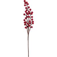 Dekor Gally Xmas Berry - piros, műanyag (38cm)