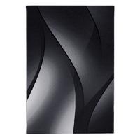 Webteppich Plus Schwarz ca. 240x340cm - Schwarz, Basics, Textil (240/340cm) - Novel