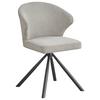 STOL JANA -BASED- - ljusgrå/grå, Lifestyle, metall/textil (55/82/58cm) - Based