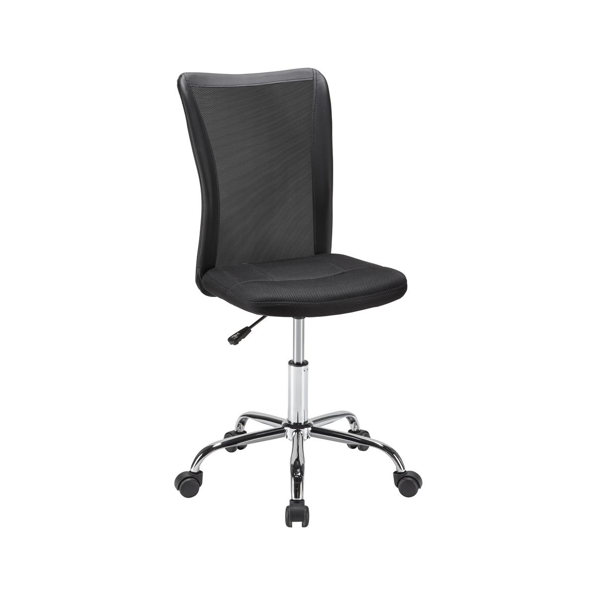 Drehstuhl in Schwarz - Schwarz, MODERN, Holz/Kunststoff (42/88-98/58,50cm) - Based