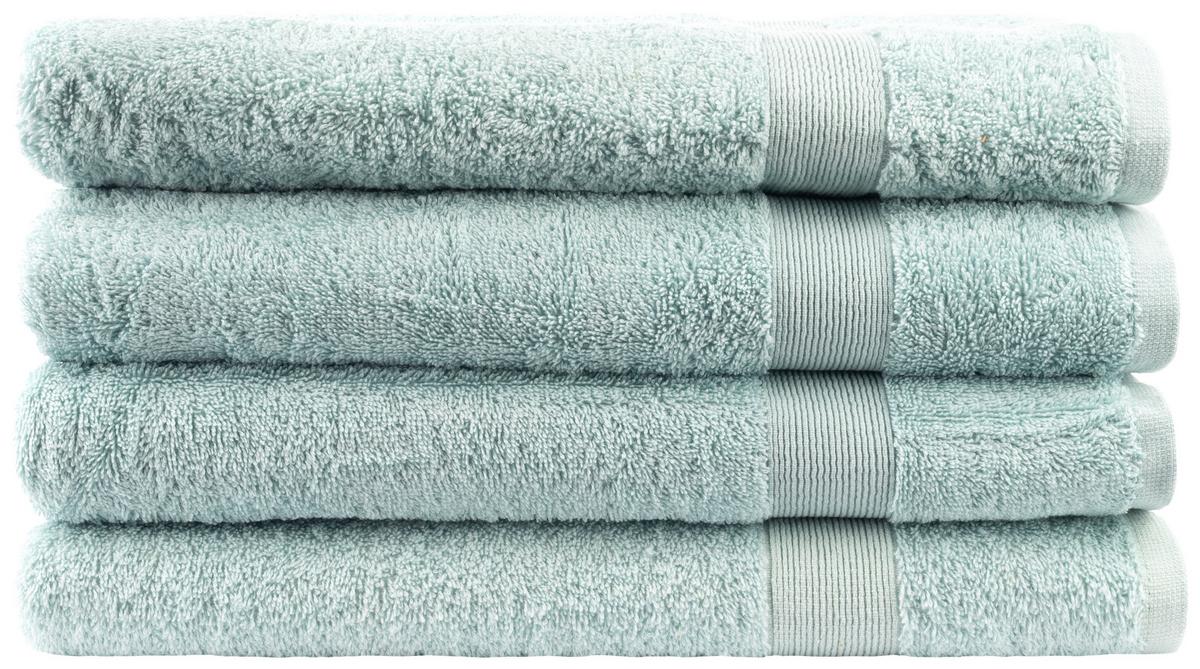 Badetuch Silke Mintgrün ca. 100x150cm - Mintgrün, Textil (100/150cm)