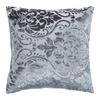 Okrasna Blazina Velvet Ornament - siva, Romantika, tekstil (45/45cm) - Modern Living