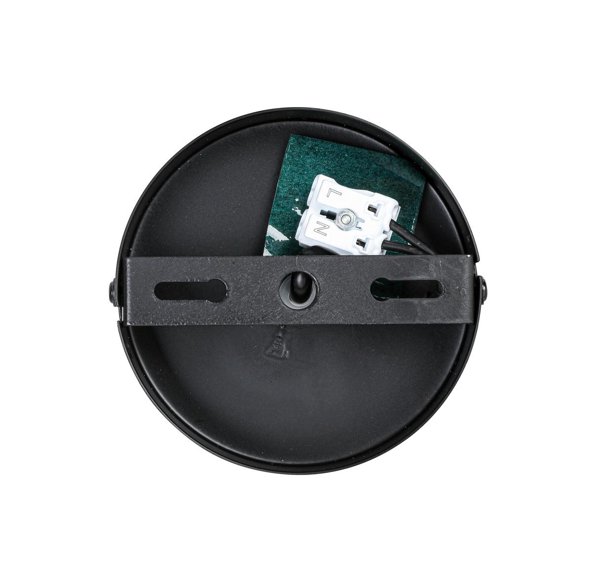 Hängeleuchte Esila Schwarz max. 40 Watt - Schwarz, MODERN, Kunststoff/Metall (17/120cm) - Mömax
