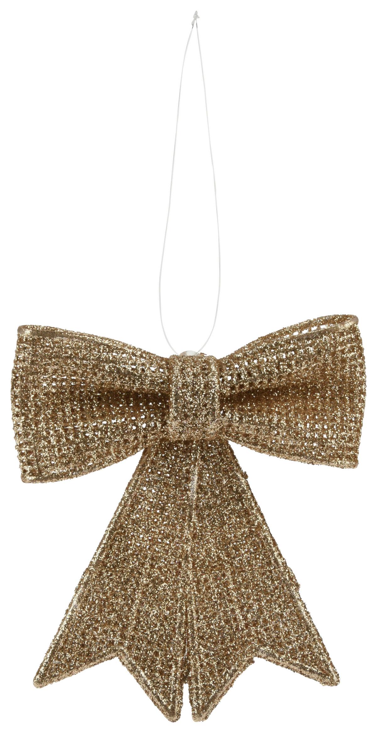 Dekohänger BOW - Champagner, Kunststoff (9/2/11cm)