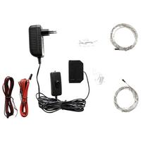 LED-Strip Band 100cm 2er Set max. 9 Watt - Silberfarben, MODERN, Kunststoff/Metall (100ml) - Premium Living