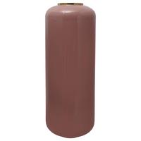 BODENVASE ART DECO 205 - Goldfarben/Rosa, Trend, Metall (30/81cm) - Kayoom