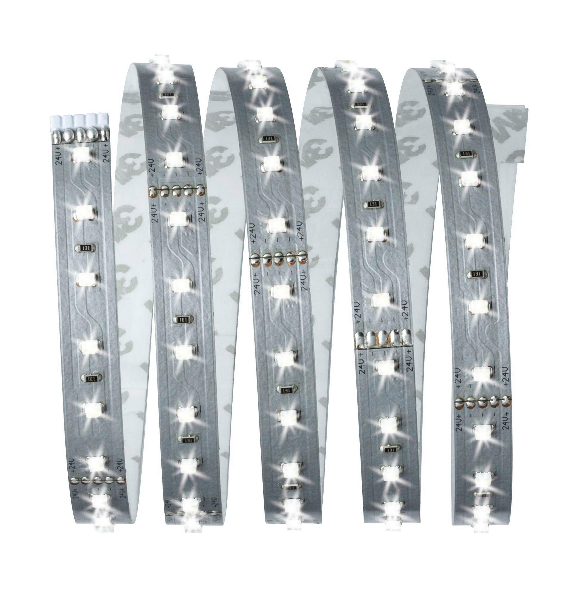 LED-Strip 70578 in Silberfarben max. 8,5 Watt - Silberfarben, Basics, Metall (0,3cm) - Paulmann
