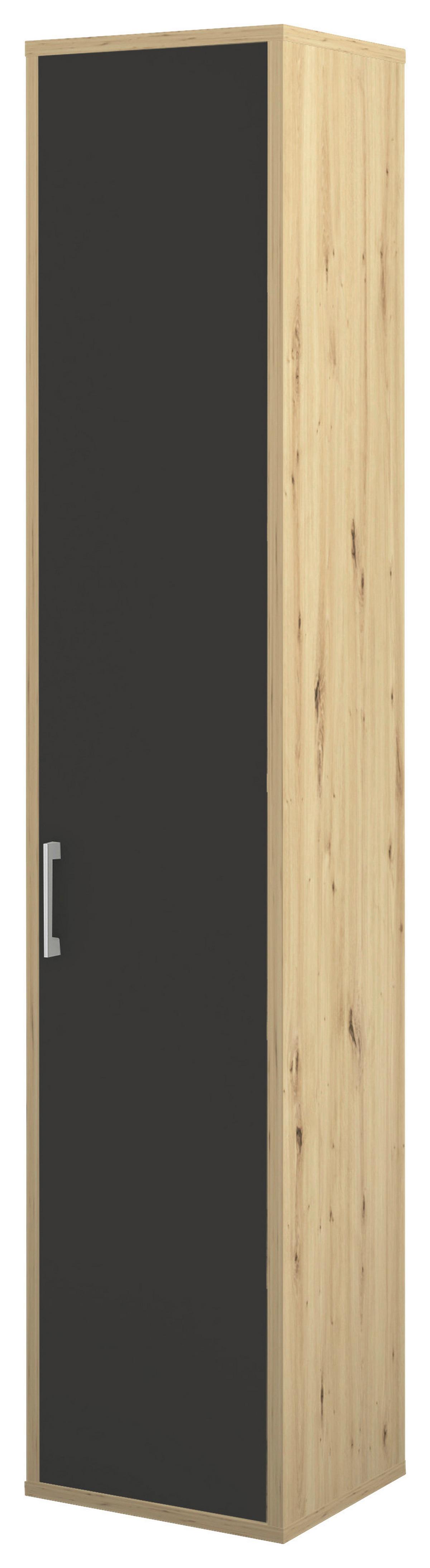 Tür Big Profi Office - Anthrazit/Alufarben, Modern, Holzwerkstoff/Metall (38/211/40cm) - Mömax