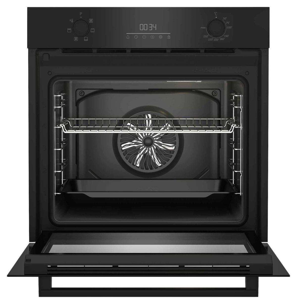 Einbaubackofen BBIE7300B Schwarz - Schwarz, MODERN, Metall (59,4/59,5/56,7cm) - Beko